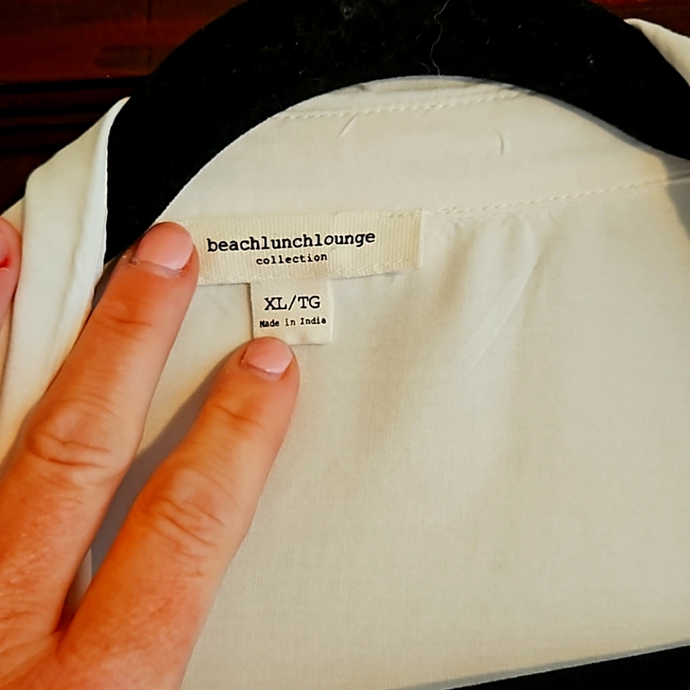 White women's buttondown
